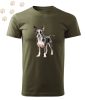 Boston Terrier (01) mintás Férfi-unisex póló - Több színben