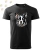 Boston Terrier (02) mintás Férfi-unisex póló - Több színben