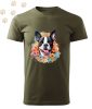 Boston Terrier (03) mintás Férfi-unisex póló - Több színben