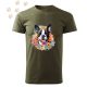 Boston Terrier (03) mintás Férfi-unisex póló - Több színben