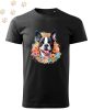 Boston Terrier (03) mintás Férfi-unisex póló - Több színben