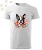 Boston Terrier (03) mintás Férfi-unisex póló - Több színben