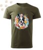 Boston Terrier (04) mintás Férfi-unisex póló - Több színben