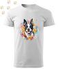 Boston Terrier (04) mintás Férfi-unisex póló - Több színben