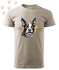 Boston Terrier (06) mintás Férfi-unisex póló - Több színben