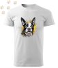 Boston Terrier (06) mintás Férfi-unisex póló - Több színben