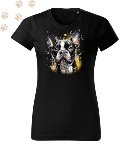 Boston Terrier (08) mintás Női póló - Több színben