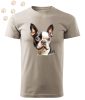 Boston Terrier (09) mintás Férfi-unisex póló - Több színben