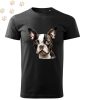 Boston Terrier (10) mintás Férfi-unisex póló - Több színben