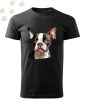 Boston Terrier (11) mintás Férfi-unisex póló - Több színben