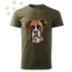 Boxer (08) mintás Férfi-unisex póló - Több színben