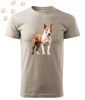 Bullterrier (01) mintás Férfi-unisex póló - Több színben