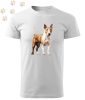 Bullterrier (01) mintás Férfi-unisex póló - Több színben