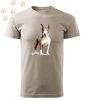 Bullterrier (02) mintás Férfi-unisex póló - Több színben