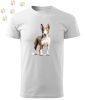 Bullterrier (02) mintás Férfi-unisex póló - Több színben