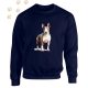 Bullterrier (02) mintás kereknyakú pulóver - Több színben