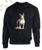 Bullterrier (02) mintás kereknyakú pulóver - Több színben