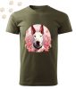 Bullterrier (03) mintás Férfi-unisex póló - Több színben