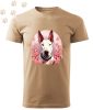 Bullterrier (03) mintás Férfi-unisex póló - Több színben