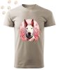 Bullterrier (03) mintás Férfi-unisex póló - Több színben