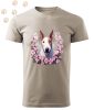 Bullterrier (05) mintás Férfi-unisex póló - Több színben