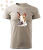 Bullterrier (06) mintás Férfi-unisex póló - Több színben