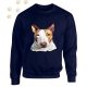 Bullterrier (06) mintás kereknyakú pulóver - Több színben