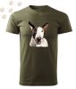 Bullterrier (07) mintás Férfi-unisex póló - Több színben