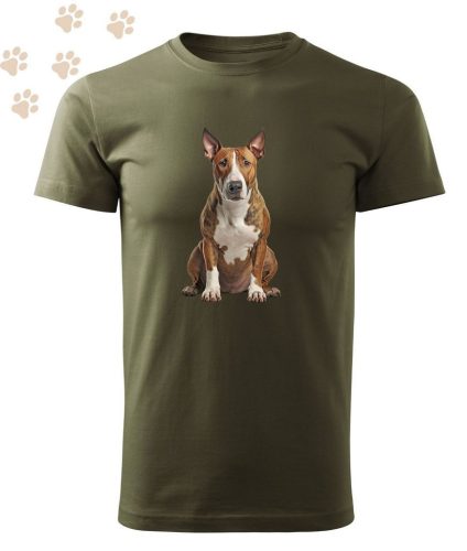 Bullterrier (10) mintás Férfi-unisex póló - Több színben