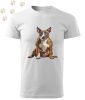 Bullterrier (11) mintás Férfi-unisex póló - Több színben