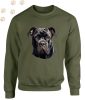 Cane Corso (07) mintás kereknyakú pulóver - Több színben