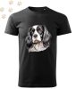 Cavalier King Charles Spániel (02) mintás Férfi-unisex póló - Több színben