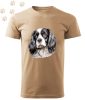 Cavalier King Charles Spániel (02) mintás Férfi-unisex póló - Több színben