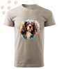 Cavalier King Charles Spániel (03) mintás Férfi-unisex póló - Több színben