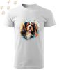 Cavalier King Charles Spániel (03) mintás Férfi-unisex póló - Több színben