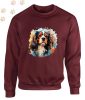 Cavalier King Charles Spániel (03) mintás kereknyakú pulóver - Több színben