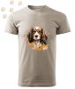 Cavalier King Charles Spániel (05) mintás Férfi-unisex póló - Több színben