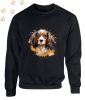 Cavalier King Charles Spániel (05) mintás kereknyakú pulóver - Több színben