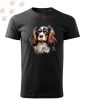 Cavalier king Charles Spániel (06) mintás Férfi-unisex póló - Több színben