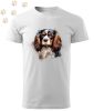 Cavalier king Charles Spániel (06) mintás Férfi-unisex póló - Több színben