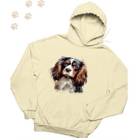   Cavalier King Charles Spániel (06) mintás kapucnis pulóver - Több színben