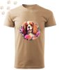 Cavalier King Charles Spániel (07) mintás Férfi-unisex póló - Több színben