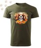 Cavalier king Charles Spániel (08) mintás Férfi-unisex póló - Több színben