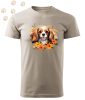 Cavalier king Charles Spániel (08) mintás Férfi-unisex póló - Több színben