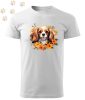 Cavalier king Charles Spániel (08) mintás Férfi-unisex póló - Több színben