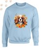 Cavalier King Charles Spániel (08) mintás kereknyakú pulóver - Több színben