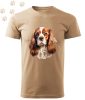 Cavalier King Charles Spániel (09) mintás Férfi-unisex póló - Több színben