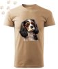 Cavalier King Charles Spániel (10) mintás Férfi-unisex póló - Több színben