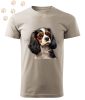 Cavalier King Charles Spániel (10) mintás Férfi-unisex póló - Több színben