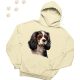 Cavalier King Charles Spániel (10) mintás kapucnis pulóver - Több színben